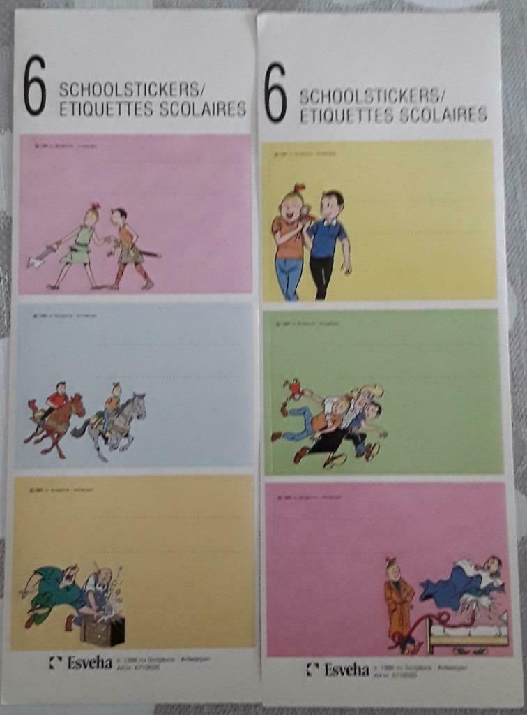 Stickers Suske en Wiske set, Verzamelen, Ophalen of Verzenden, Nieuw