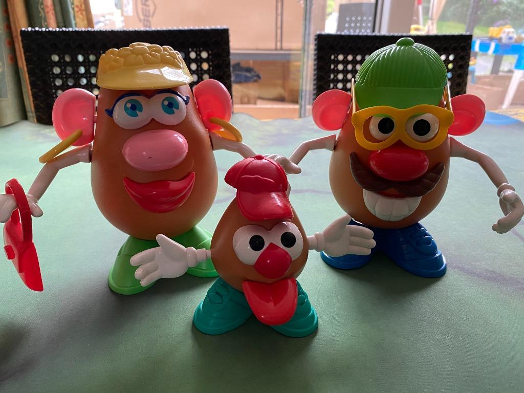 Mr. Mrs. en child Potatoe Head - set Playskool, Ophalen of Verzenden, Zo goed als nieuw