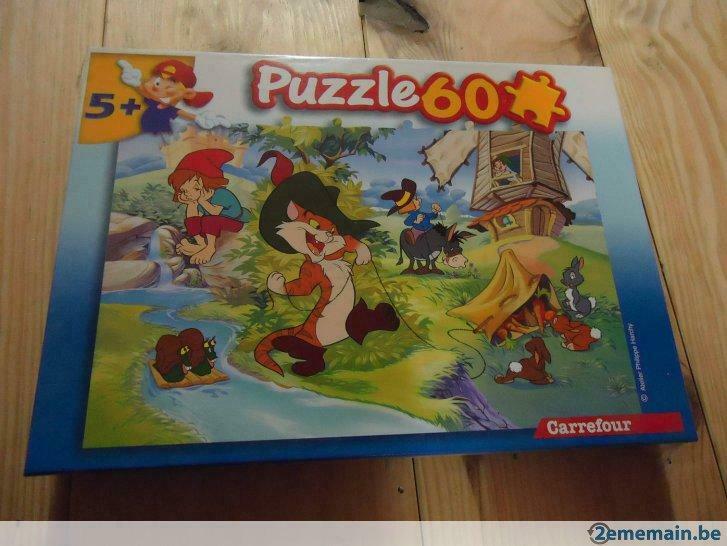 Puzzle de 60 pièces "Le chat botté", Enlèvement, Utilisé