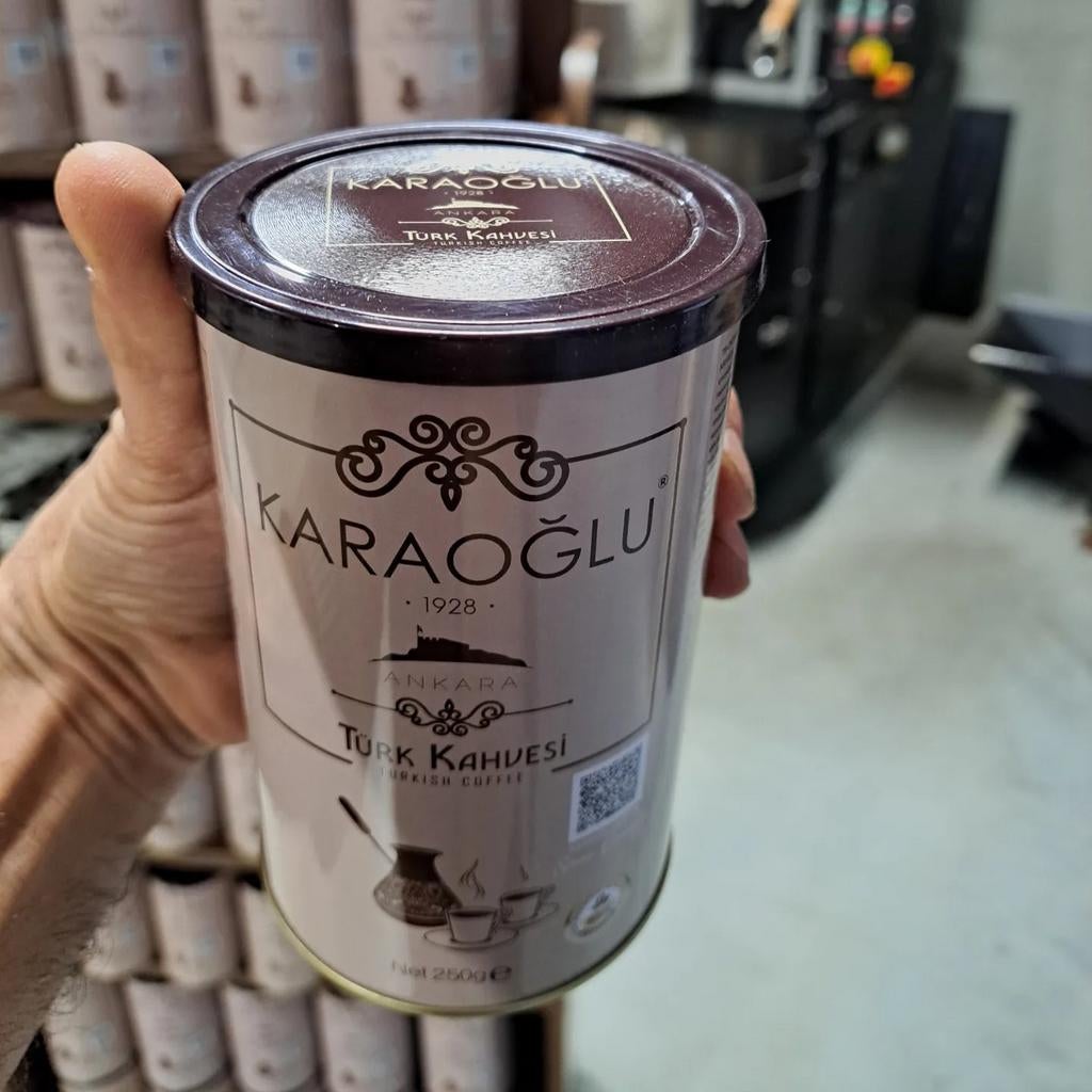 Turkse Koffie ' KARAOGLU KAHVE ' fijngemalen verse koffie, Ophalen of Verzenden