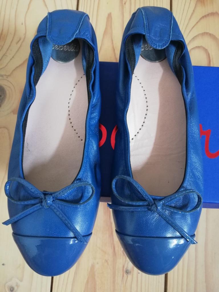 COMME NEUF Beberlis - ballerine - taille 34 - bleu roi, Enlèvement ou Envoi, Beberlis, Comme neuf, Chaussures