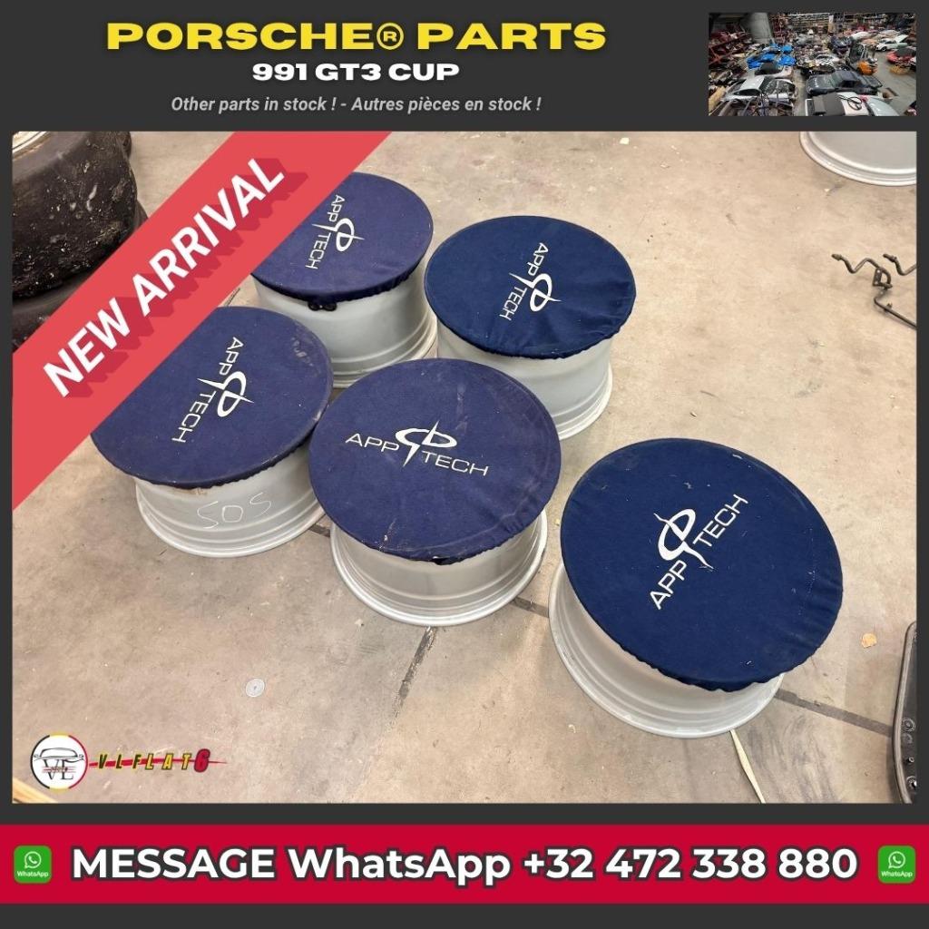 Porsche 991 CUP velgen, Auto-onderdelen, Banden en Velgen, 18 inch, Gebruikt, Velg(en), Zomerbanden