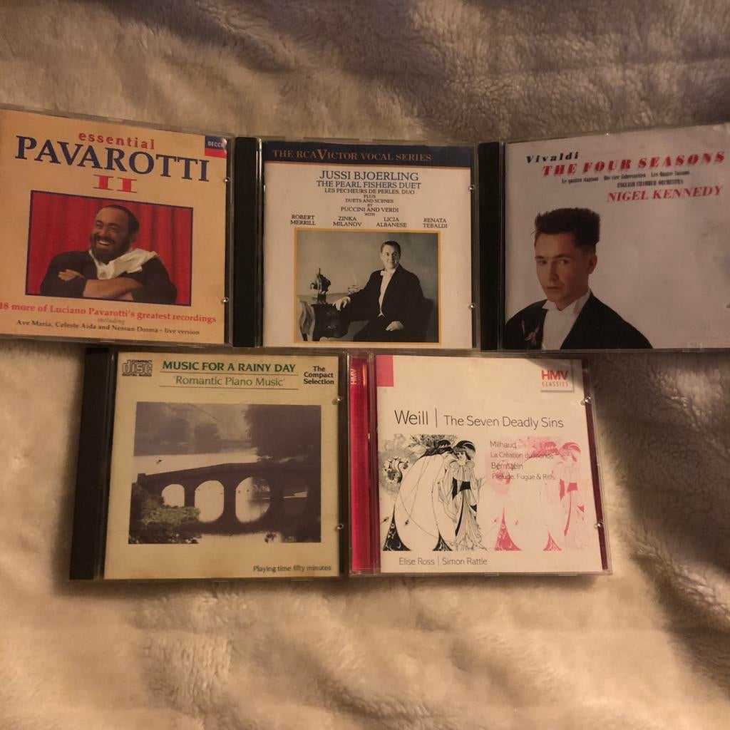 Lot 5x verschillende klassieke cd's, Ophalen, Gebruikt
