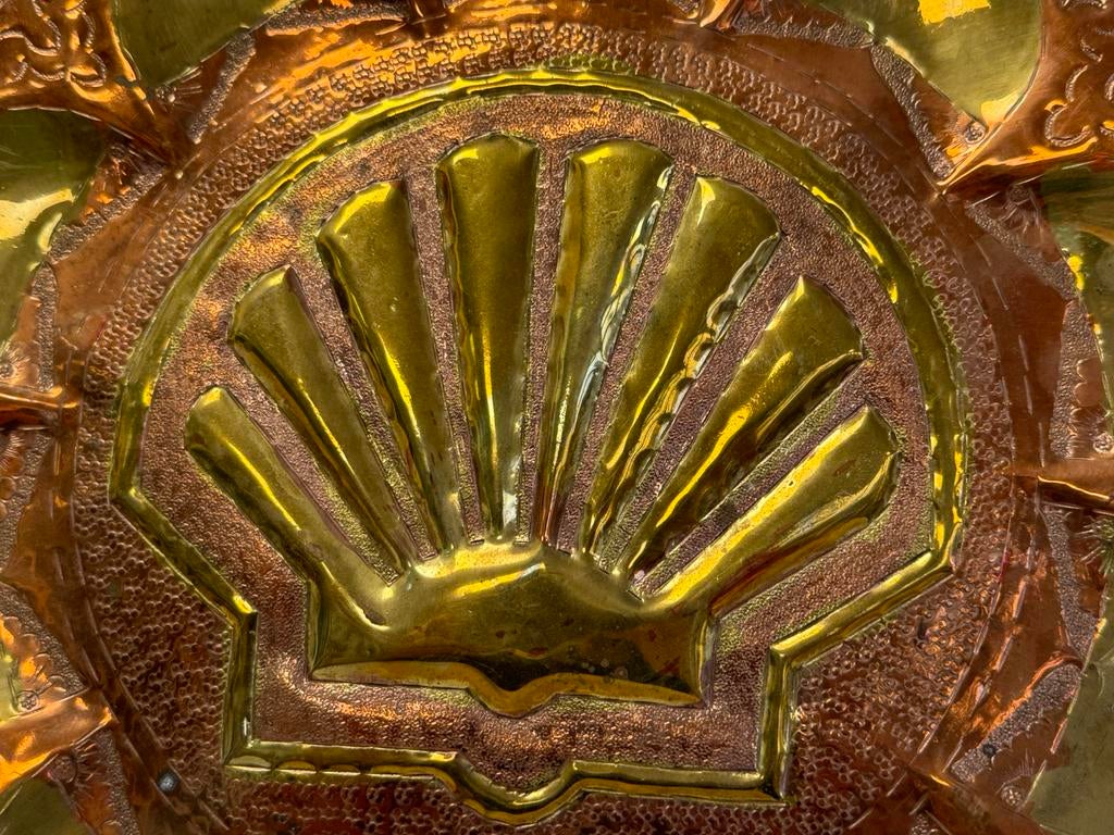 vieux panneau d'affichage turc SHELL, Enlèvement ou Envoi, Utilisé, Panneau publicitaire