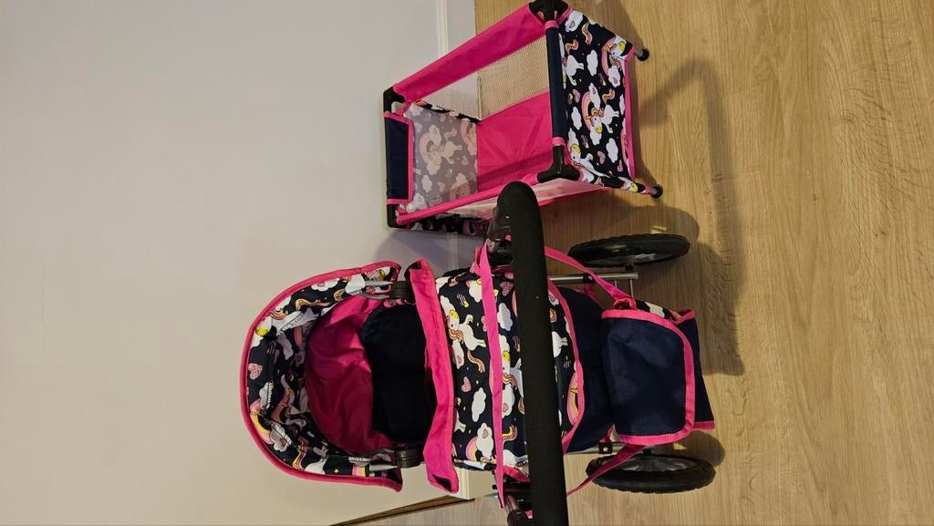 Poppenwagen en reisbedje pop, Kinderen en Baby's, Ophalen, Zo goed als nieuw