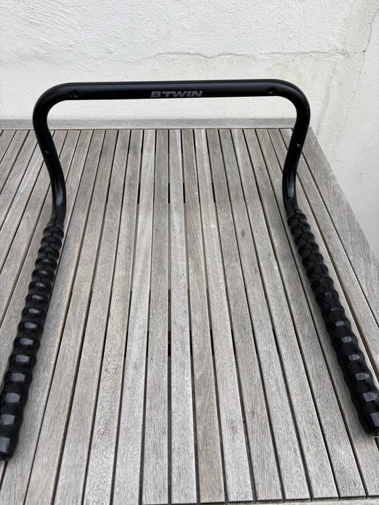Muurdrager fietsrek decathlon, Ophalen, Gebruikt