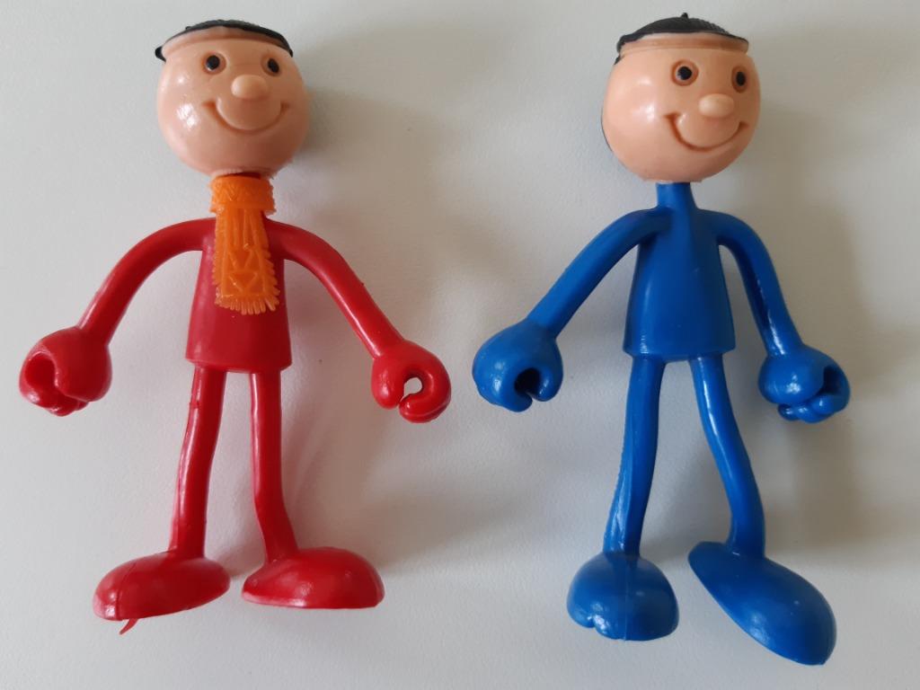 2 Vintage Brabo Bendable figurine 1977, Collections, Envoi, Comme neuf