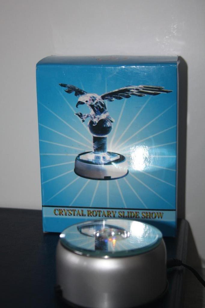 Crystal rotary slide show ( met originele verpakking ) 8cm, Collections, Enlèvement ou Envoi, Utilisé, Autres types