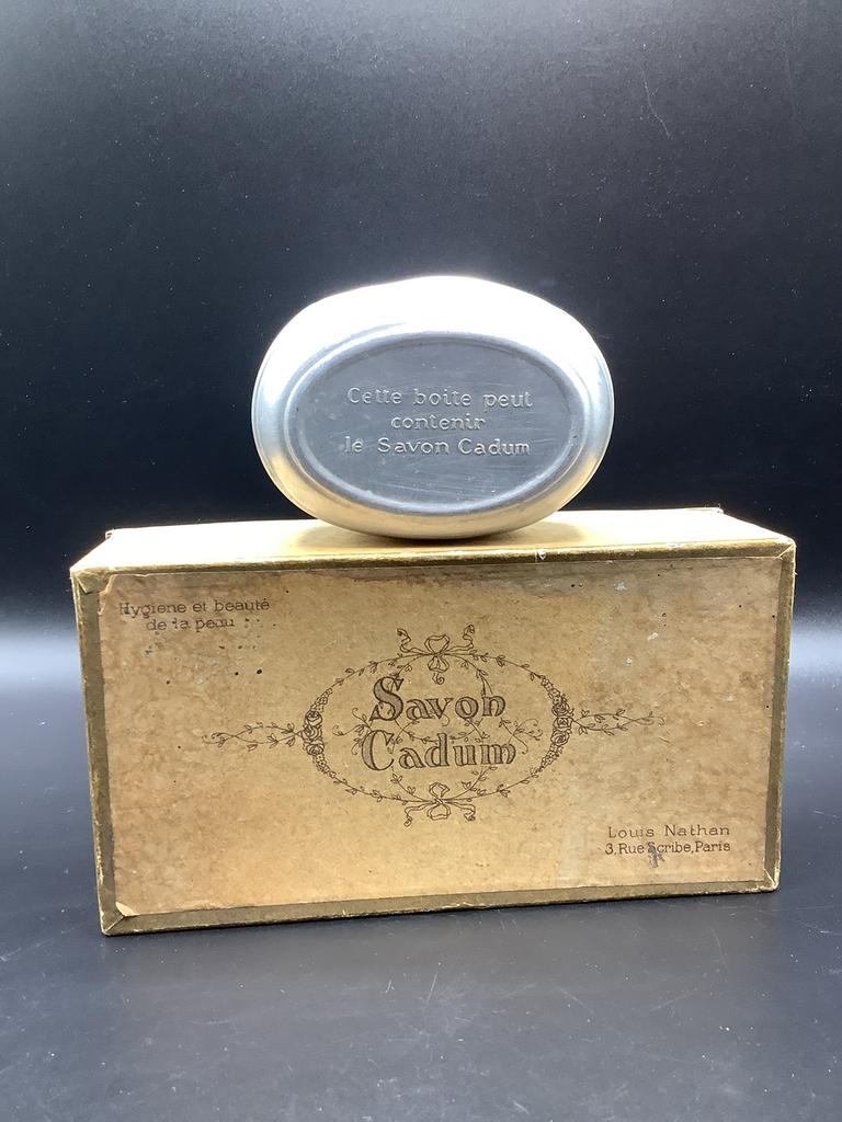 Ancienne boite à savon Cadum, Enlèvement ou Envoi, Comme neuf