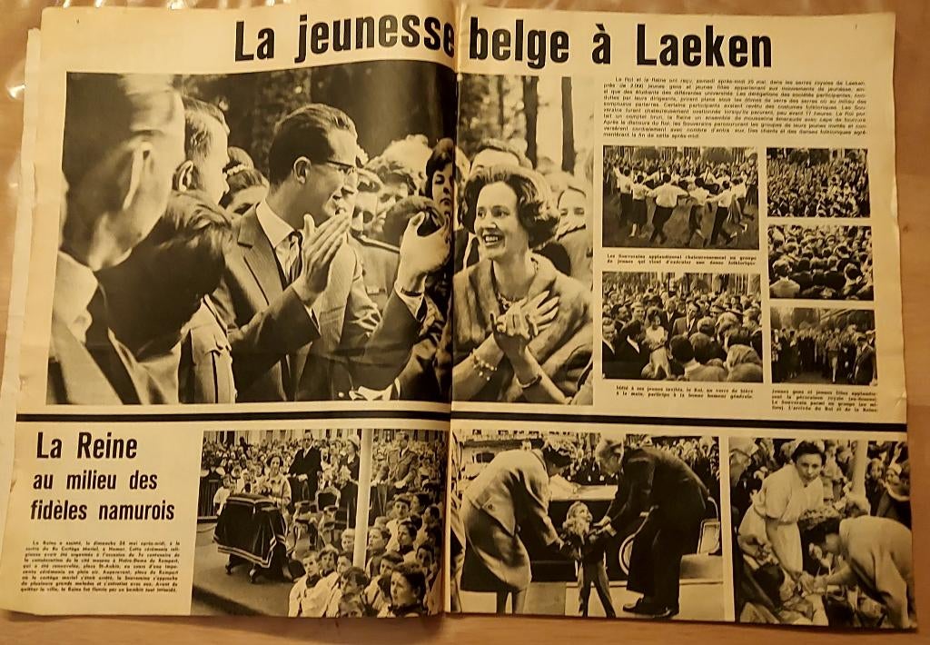 Anciens journaux parlant de la royauté belge, Enlèvement ou Envoi, 1960 à 1980, Journal ou Magazine