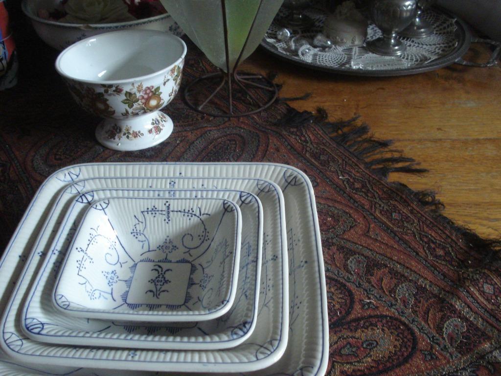 Set de plats carrés 4 pièces Boch La Louviere Copenhague, Enlèvement ou Envoi