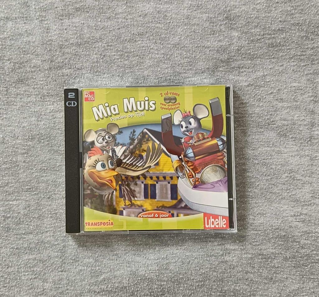 CD-ROM - Mia Muis - Precies op tijd - Transposia - €3, 1 joueur, À partir de 7 ans, Enlèvement, Utilisé