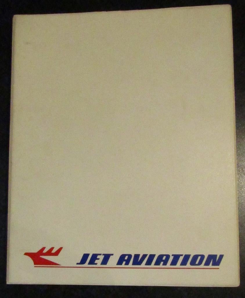 Jet Aviation Bazel verzamelmap met originele inhoud, Ophalen, Zo goed als nieuw, Kaart, Foto of Prent