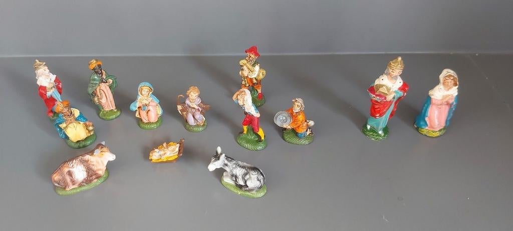 Kerstfiguurtjes (< kerststal), Ophalen of Verzenden, Gebruikt