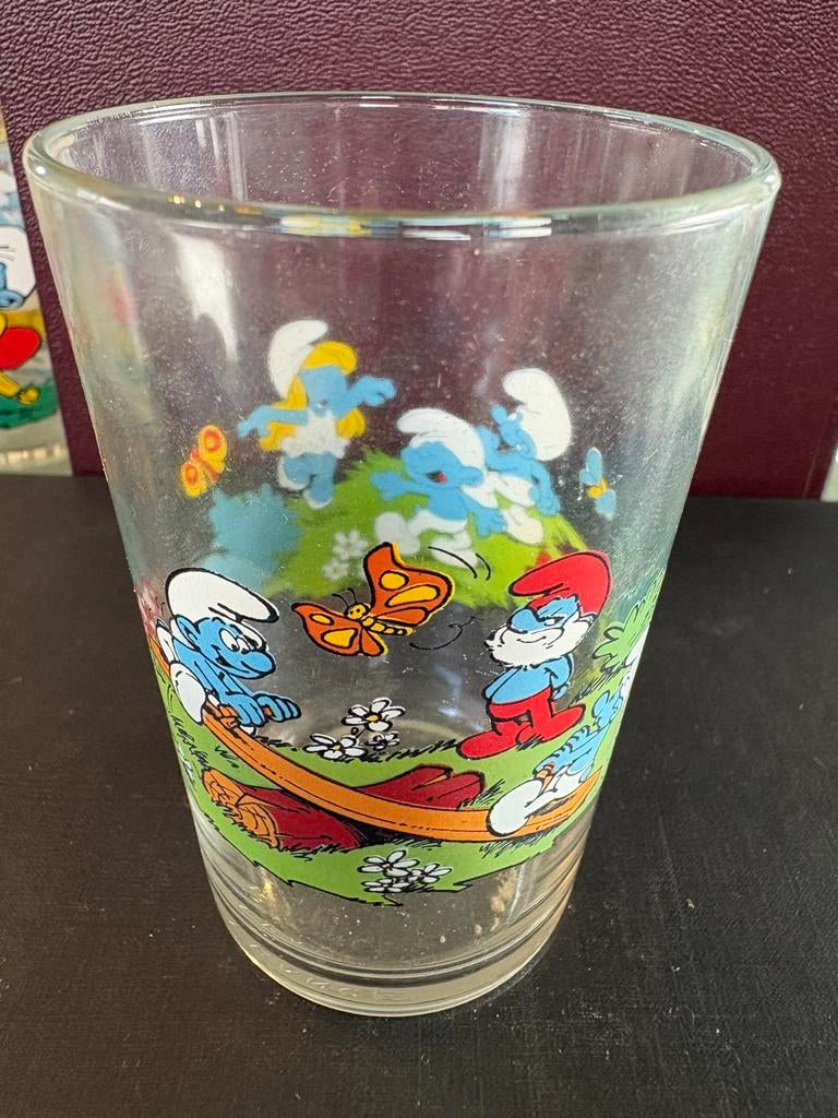 Smurfen glas Benedictin, Verzamelen, Ophalen of Verzenden, Zo goed als nieuw