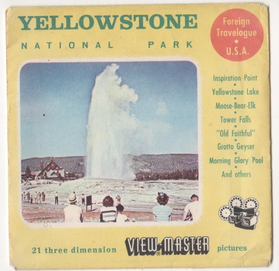 View-master Yellowstone National Park 126 127 128, Enlèvement ou Envoi