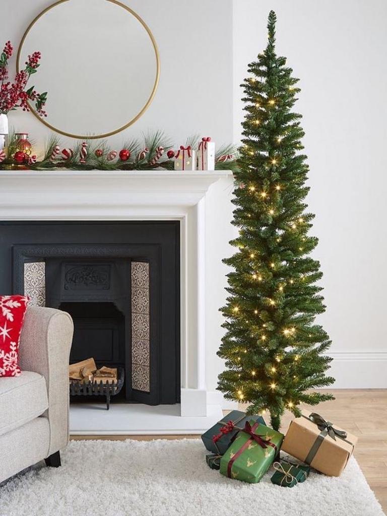 Sapin de Noël Slim - 1m80 - neuf avec étiquette, Divers, Noël, Neuf, Enlèvement ou Envoi