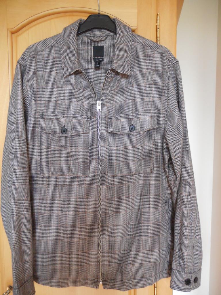 Veste légère Vichy gris/brun - M, Gris, Enlèvement ou Envoi, Comme neuf, H&M
