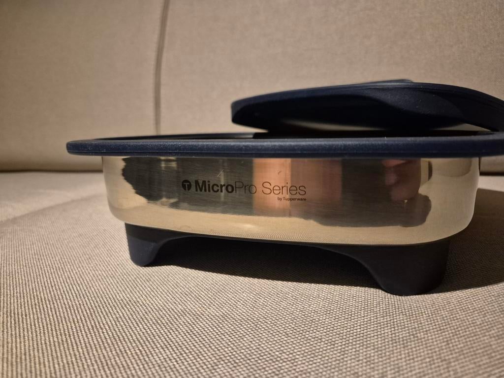 Gril Tupperware Micro Pro, Enlèvement ou Envoi, Comme neuf, Bleu, Autres types