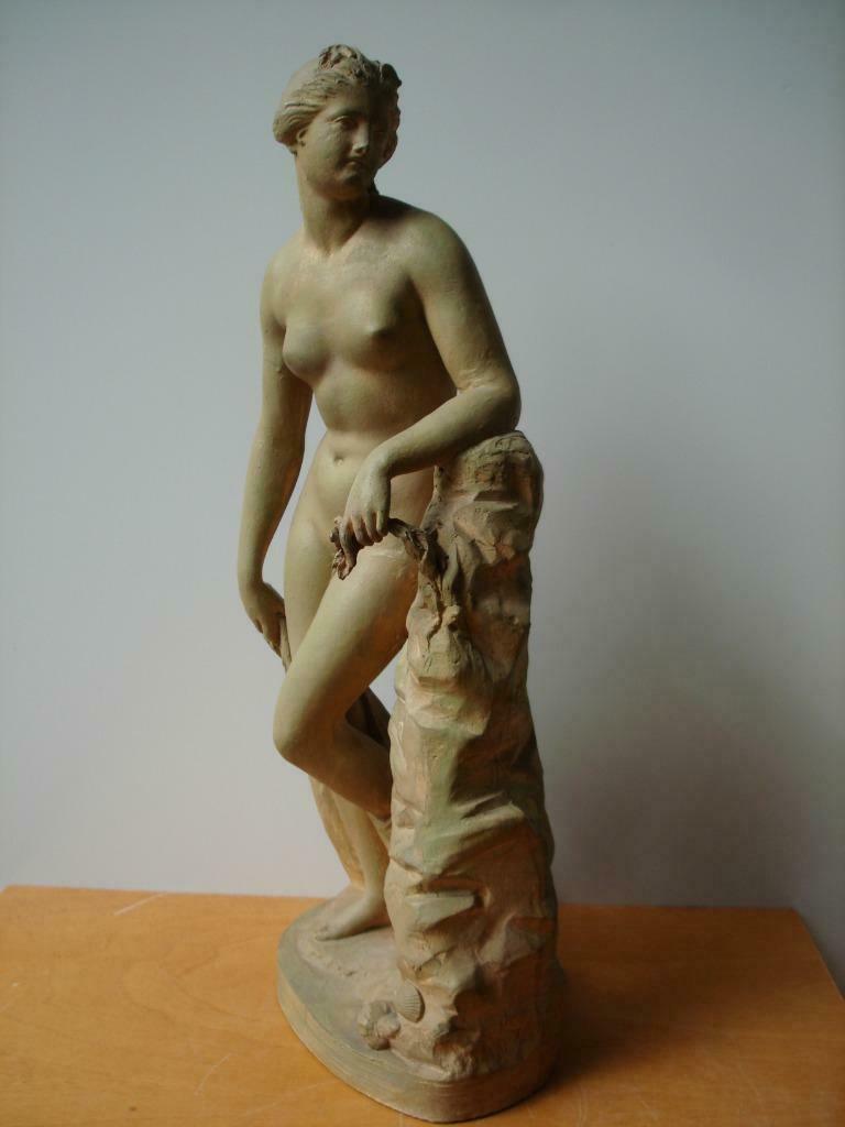 CHARLES VAN OEMBERG °1824-1901 terracotta XIXE Venus Marina, Antiek en Kunst, Kunst | Beelden en Houtsnijwerken, Ophalen