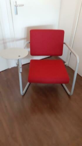 Lonc Steeler Design Stoel  met outdoor table 2 Op Voorraad, Maison & Meubles, Chaises, Rouge, Comme neuf, Deux, Enlèvement