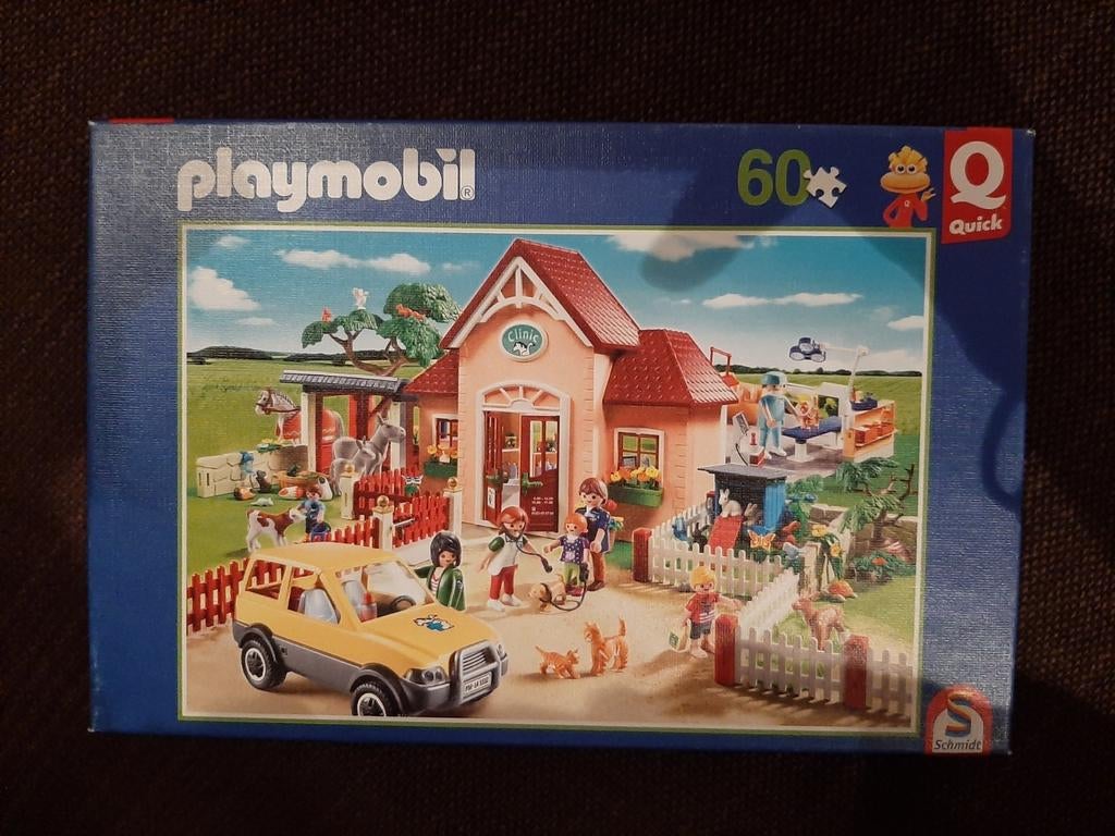 Puzzel Playmobil Quick 60 stuks, Ophalen of Verzenden, Zo goed als nieuw