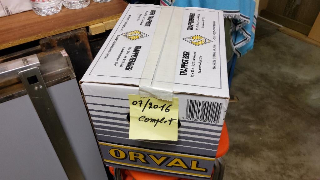 ORVAL. Boîte non ouverte complète 12 bouteilles. Année 2016., Enlèvement ou Envoi, Neuf, Bouteille(s)