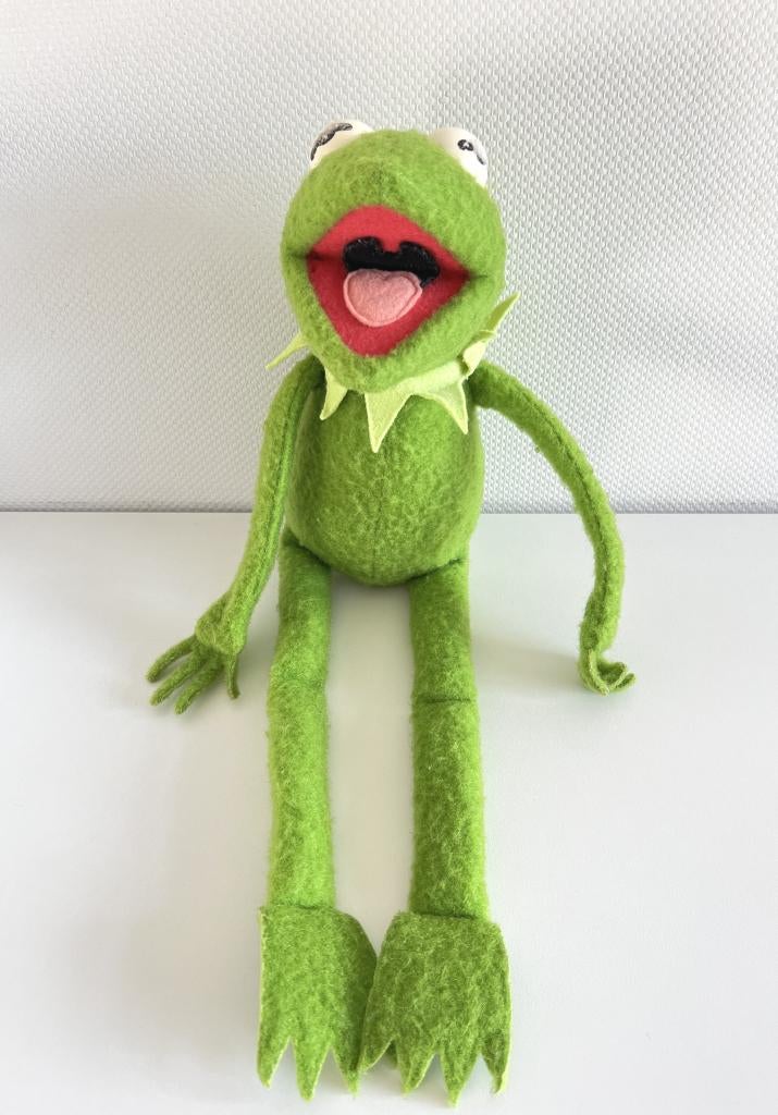 Peluche Kermit la grenouille - Fisher-Price 1976, Kinderen en Baby's, Speelgoed | Knuffels en Pluche, Kikker, Gebruikt, Aucun