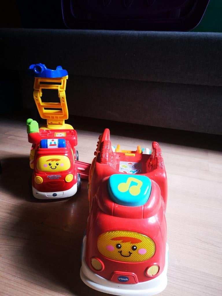 VTech tuut tuut bolides camion réparation et camion pompier, Enlèvement ou Envoi, Comme neuf