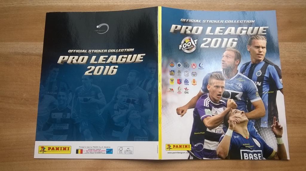 PANINI PRO LEAGUE 2016 LEEG ALBUM, Verzamelen, Ophalen of Verzenden, Boek of Tijdschrift