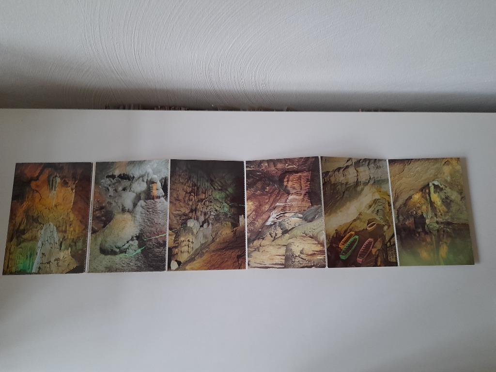 6 Postkaarten - Grottes de Remouchamps, Verzamelen, Ophalen of Verzenden, 1960 tot 1980, Ongelopen