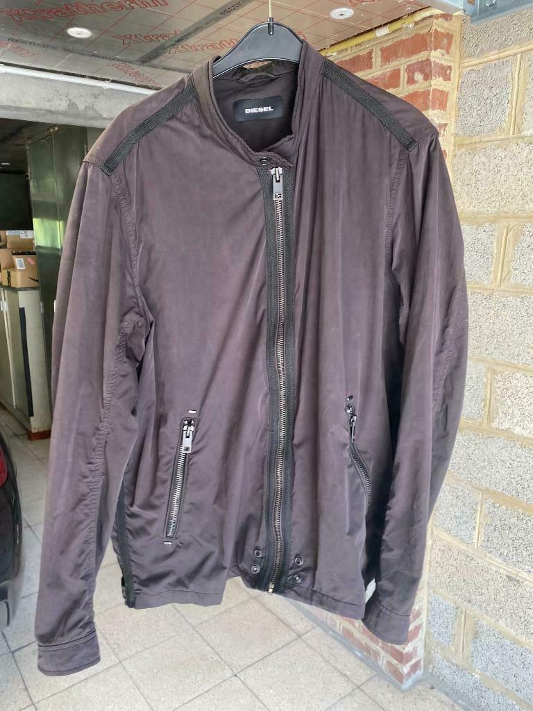 Diesel jas L, Kleding | Heren, Gedragen, Maat 52/54 (L), Grijs, Diesel