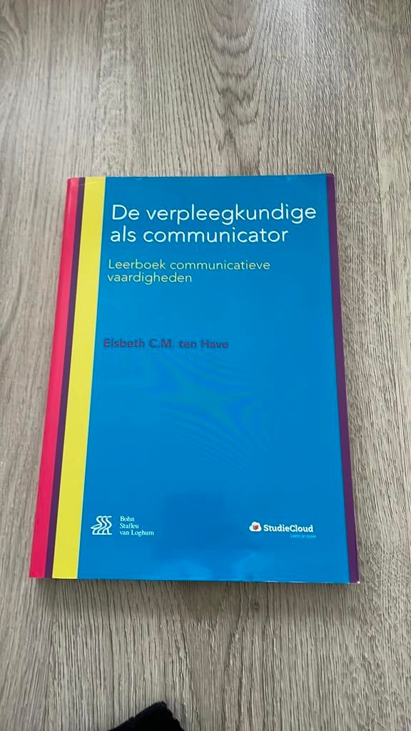 E.C.M. ten Have - De verpleegkundige als communicator, Enlèvement, E.C.M. ten Have