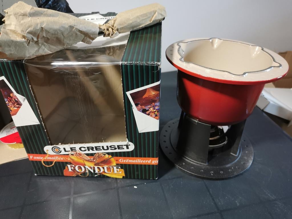 Appareil a fondue Le Creuset, Ophalen
