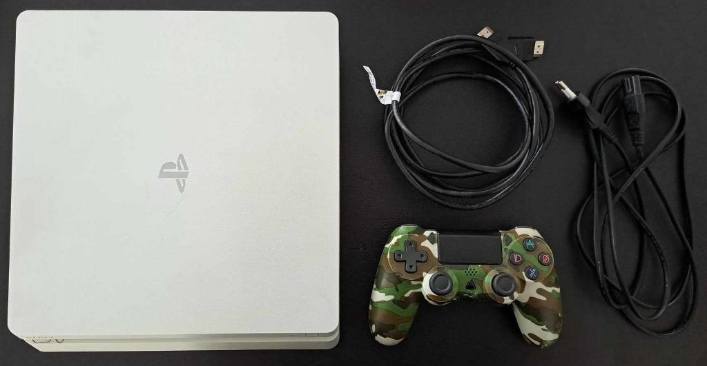 PS4 Slim met 2 games (apart verkrijgbaar), Enlèvement ou Envoi, Avec 1 manette, Avec jeux, Utilisé