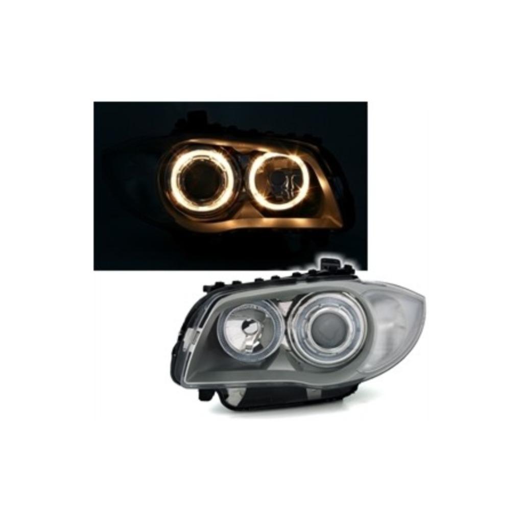 PHARES ANGEL EYES JAUNE BMW SÉRIE 1 E81 E82 E87 E88 (04-11), Autos : Divers, Tuning & Styling, Enlèvement ou Envoi
