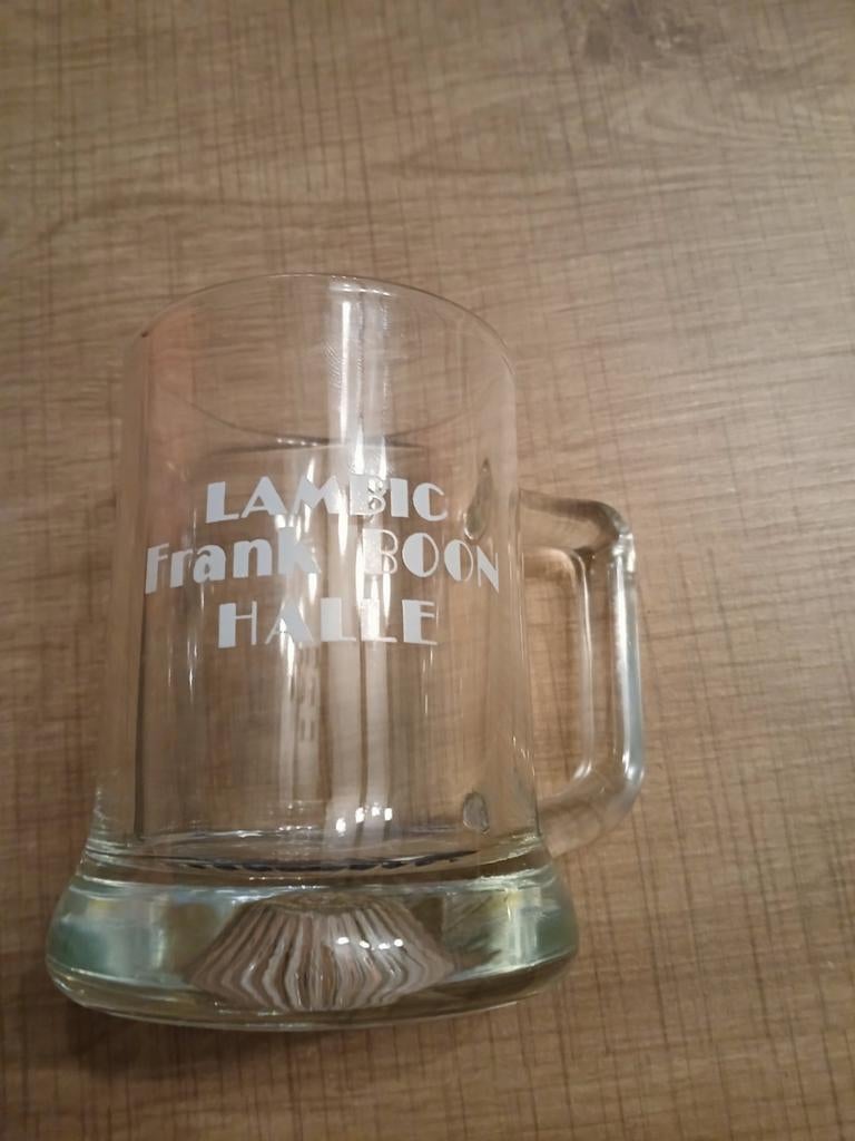 Vintage glas Frank Boon Halle, Ophalen of Verzenden, Zo goed als nieuw