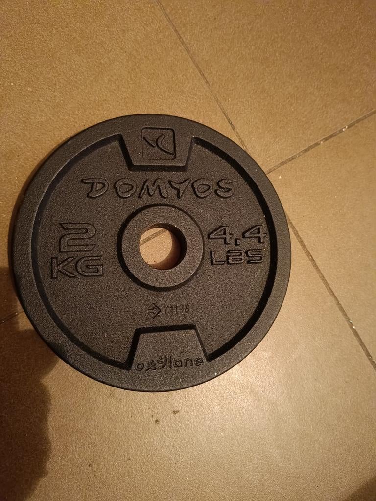 Gewicht Decathlon Domyos 2 kg x4, Sport en Fitness, Fitnessmaterialen, Ophalen