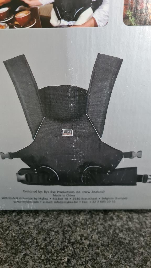 Elite cruiser babydrager draagdoek, Zo goed als nieuw, Buik, Draagzak, Ophalen