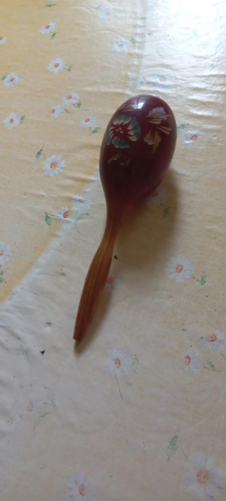 houten maracas, Ophalen, Zo goed als nieuw