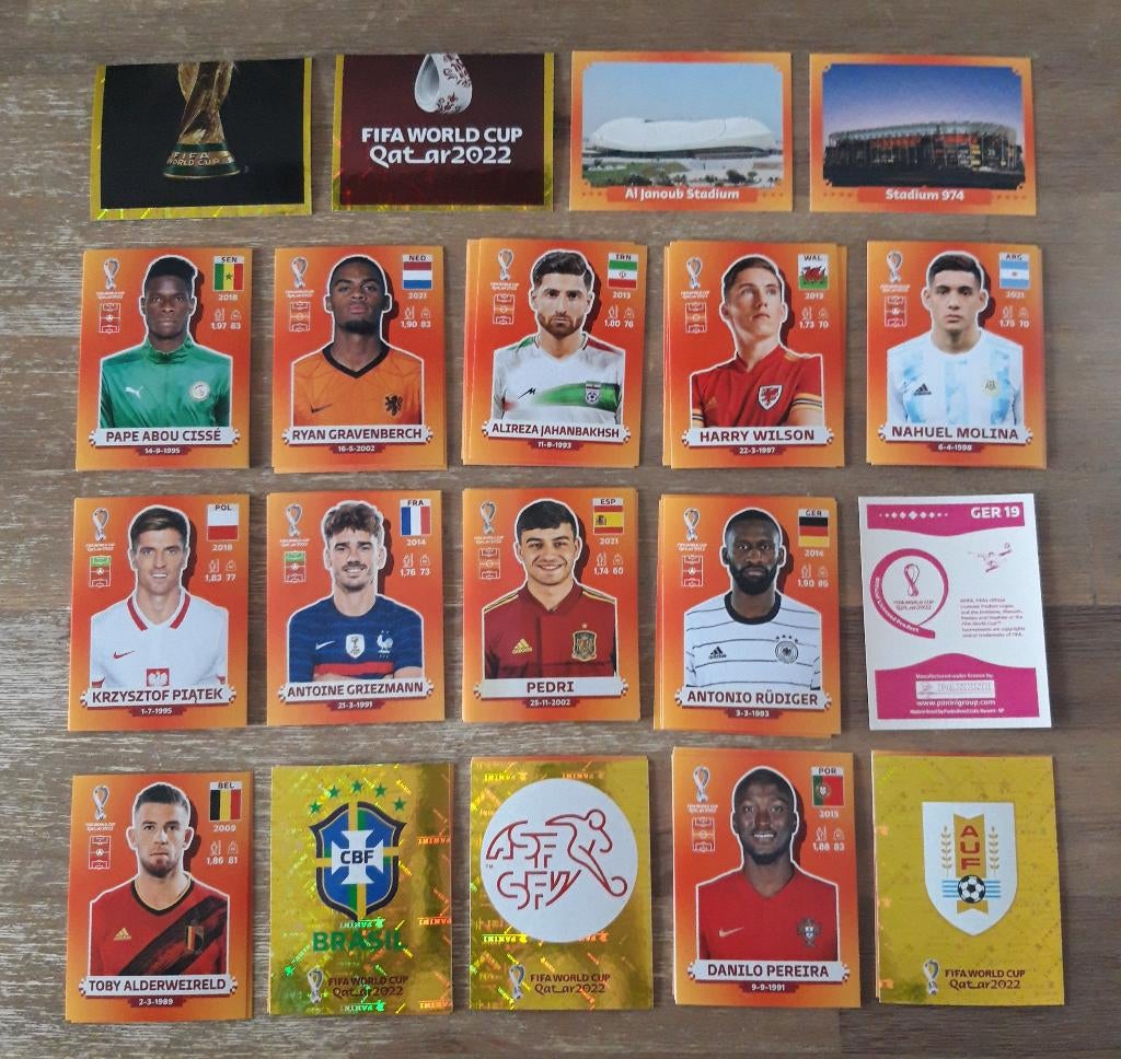 Panini World Cup 2022 Qatar 60 stickers, Verzamelen, Ophalen of Verzenden, Nieuw, Poster, Plaatje of Sticker