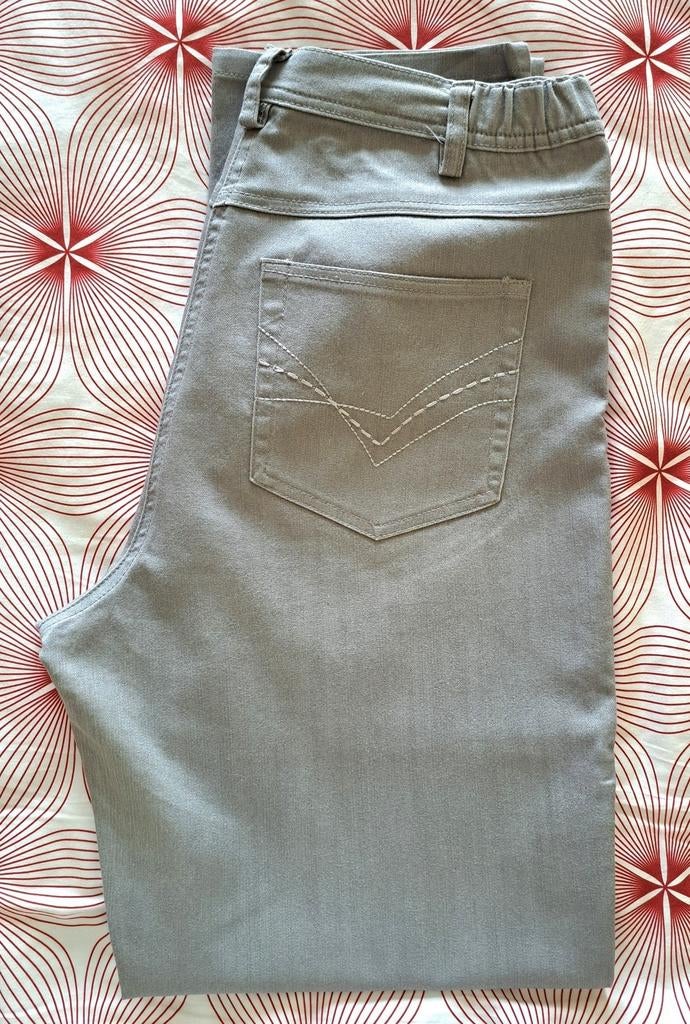 Damart Jeans broek dames licht grijs 42 *, Ophalen of Verzenden, Zo goed als nieuw, Grijs