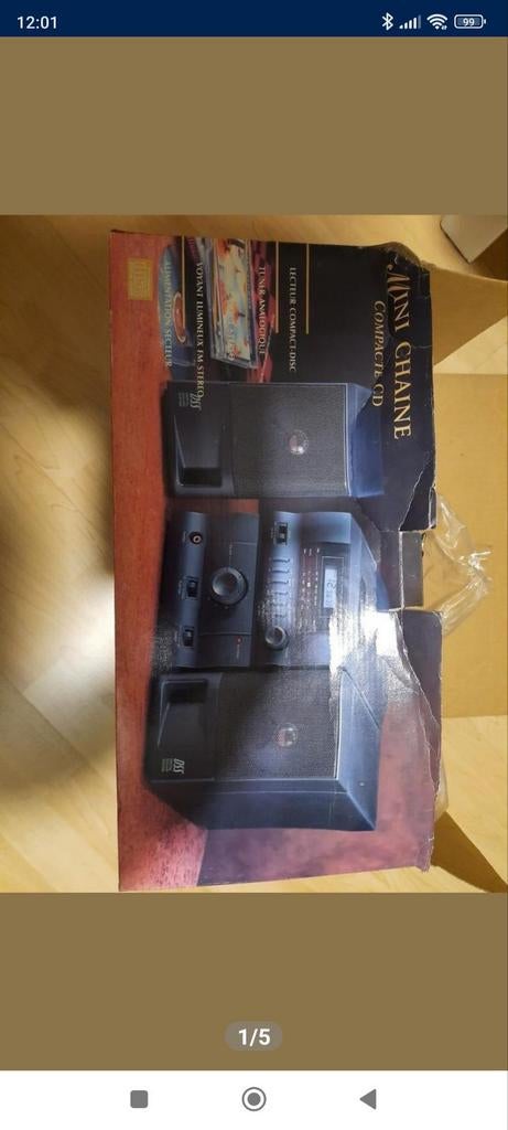 Mini chaine compact avec CD état neuf 45€, Musique & Instruments, Enlèvement, Neuf