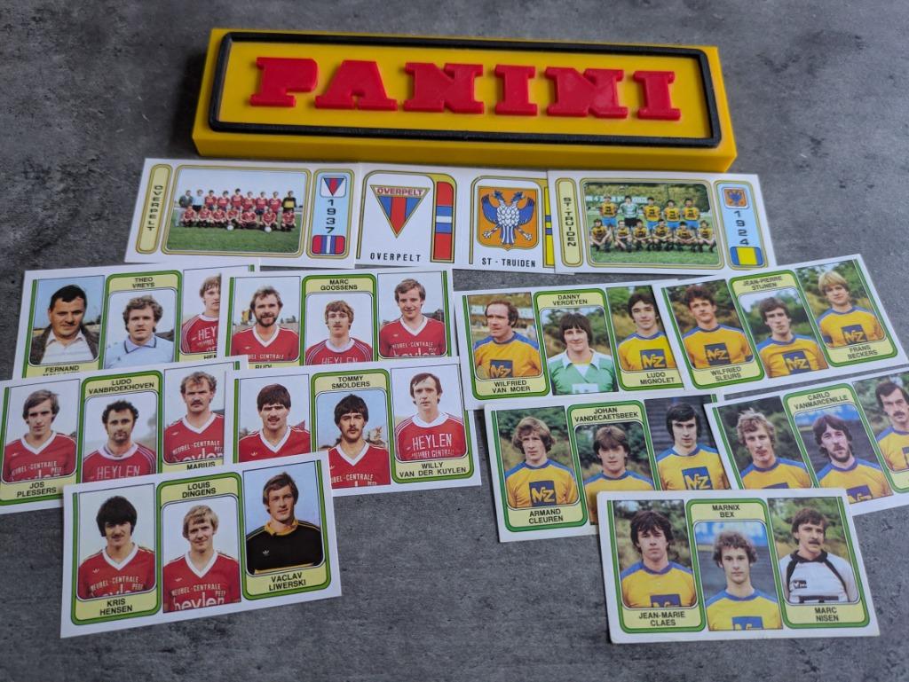 PANINI FOOTBALL 83 OVERPELT / ST TRUIDEN 13 STICKERS 1983, Hobby en Vrije tijd, Stickers en Plaatjes, Nieuw, Verzenden