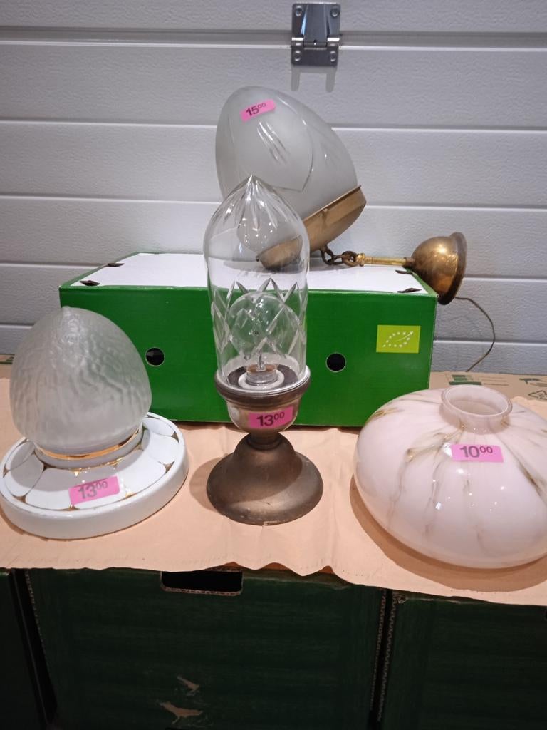 oude lusters maar mooi oud, Antiek en Kunst, Antiek | Verlichting, Ophalen of Verzenden