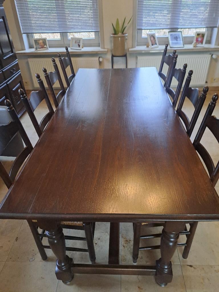 Eikentafel, Huis en Inrichting, Tafels | Eettafels, Ophalen, 100 tot 150 cm, Eikenhout, 50 tot 100 cm