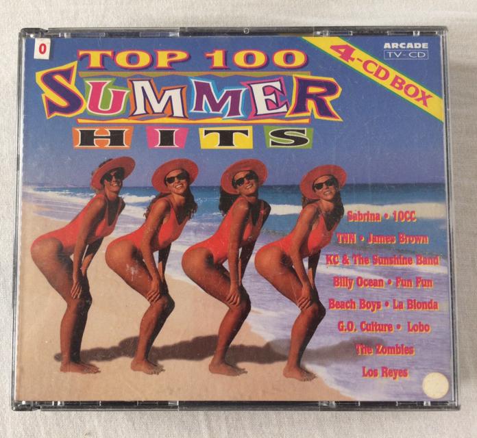 4 CD Box Top 100 Summer Hits, Cd's en Dvd's, Ophalen of Verzenden, Gebruikt, Overige genres