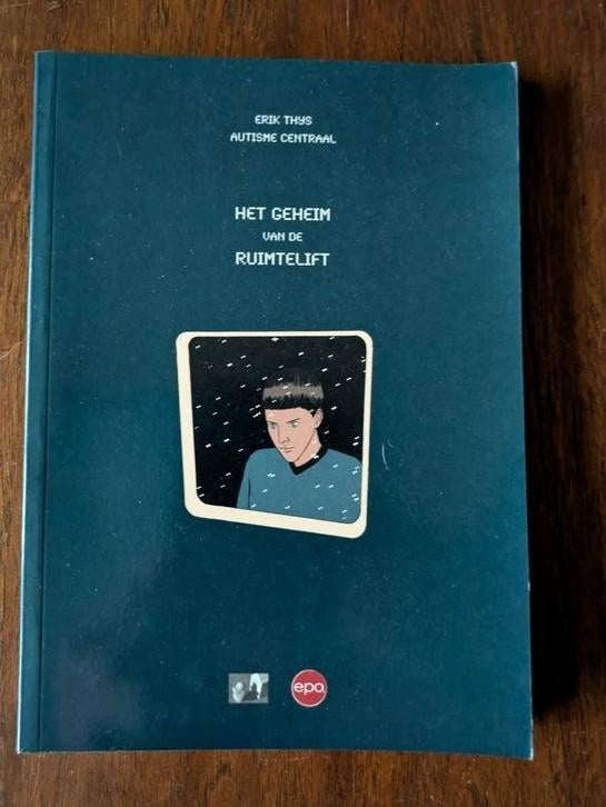 Boek / strip Het geheim van de ruimtelift  ( Autisme ), Ophalen of Verzenden, Erik Thys