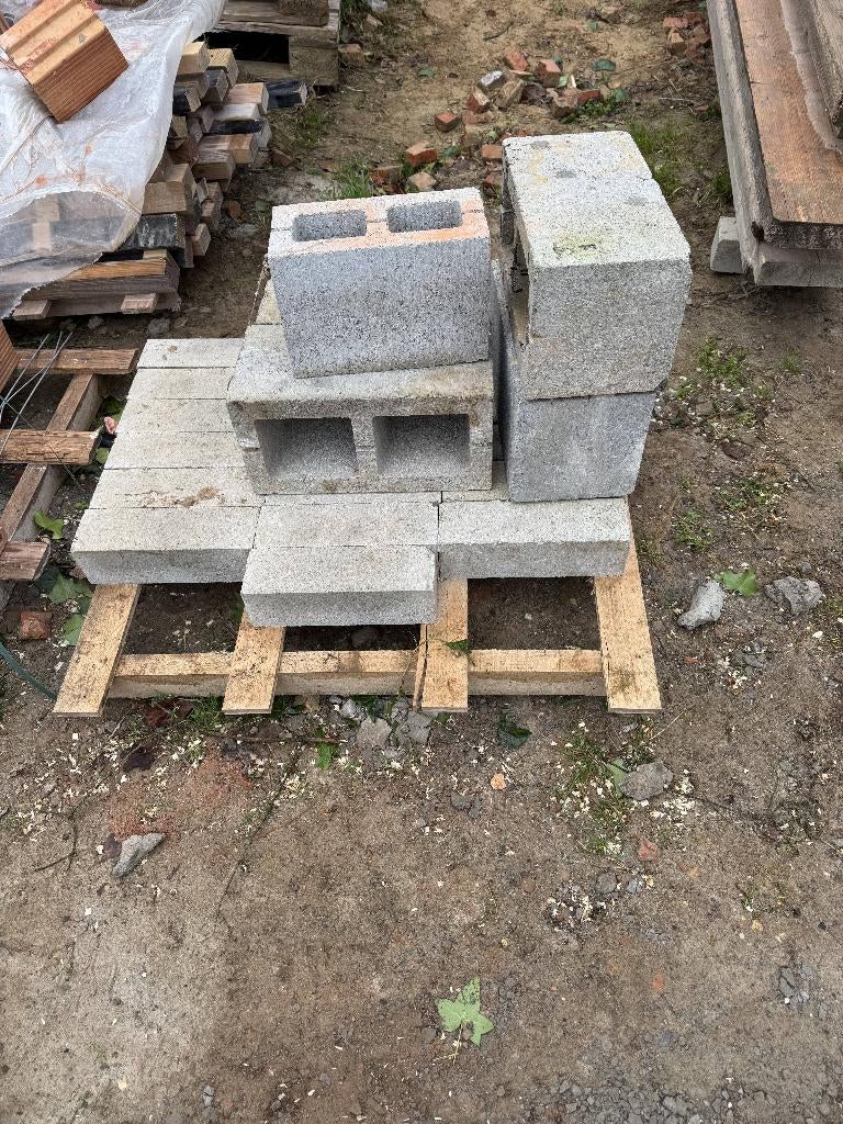 Diverse bouwmaterialen, Doe-het-zelf en Bouw, Metselstenen, Ophalen, Zo goed als nieuw, Overige typen