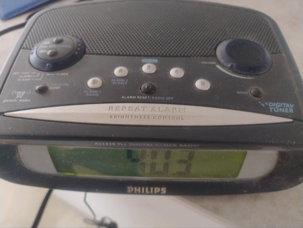 Klok radio Philips, Ophalen